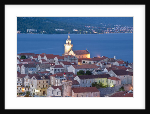 View of old town, Korcula, Croatia by Anonymous