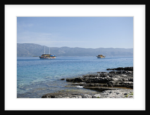 Beach and boats, Lumbarda, Korcula island, Croatia by Anonymous