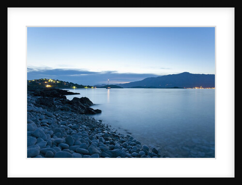 Beach at dusk, Lumbarda, Korcula island, Croatia by Anonymous