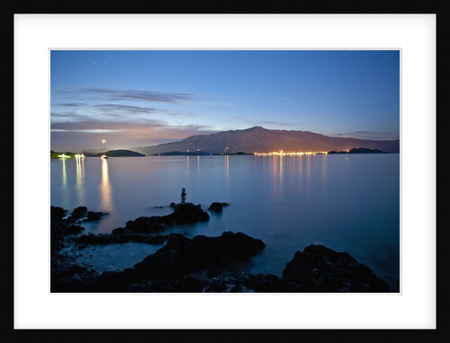 Beach at dusk, Lumbarda, Korcula island, Croatia by Anonymous