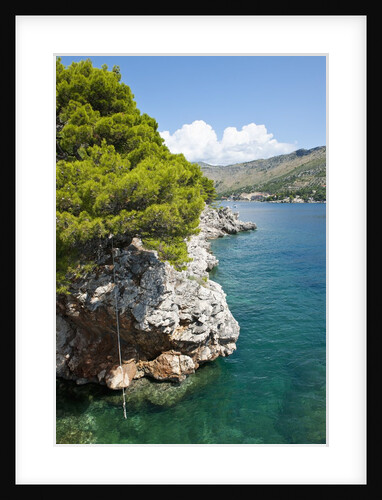 Beach near Zaton, Dubrovnik, Croatia by Anonymous