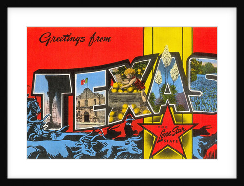 Greetings from Texas, the Lone Star State by Anonymous