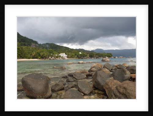Storm clouds over Baie Beau Vallon, Mahe, Seychelles, Indian Ocean islands by Anonymous