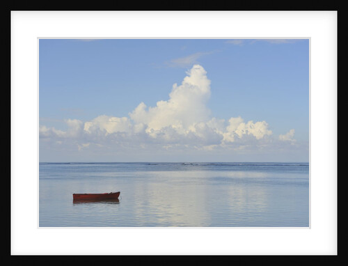 Boat on sea, Mahe, Seychelles, Indian Ocean islands by Anonymous