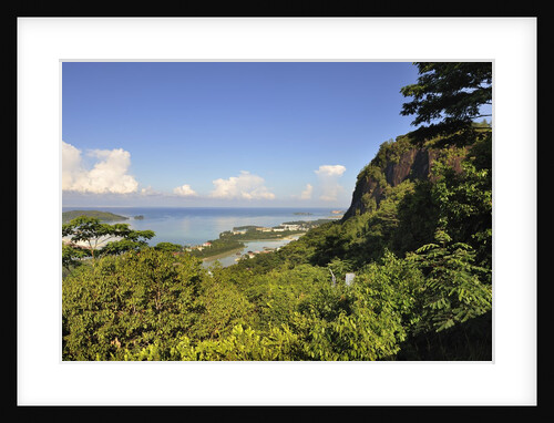 Victoria Harbor view from Bellevue, Mahe, Seychelles, Indian Ocean islands by Anonymous