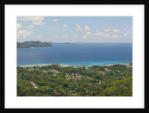 View from Bellevue, La Digue, Seychelles, Indian Ocean Islands by Anonymous