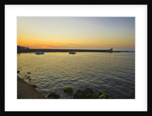Entrance of port -at sunset, Ischia Porto, Ischia, Campania, Italy by Anonymous