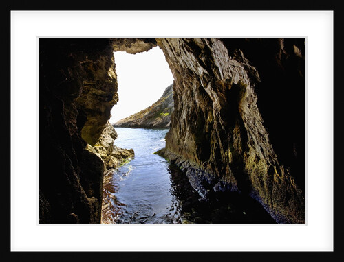 Rock cave and cliff, Xlendi, Gozo, Malta by Anonymous