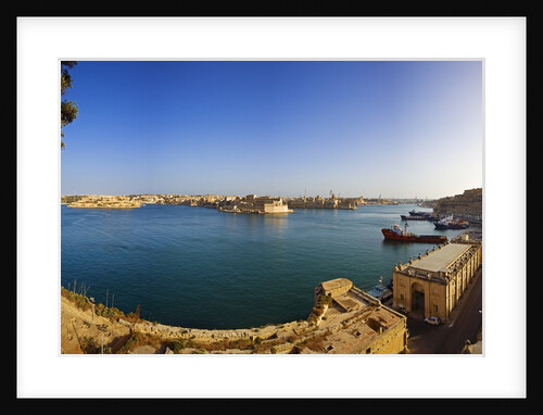 View of Grand Harbor, Vittoriosa and Senglea, La Valletta, Malta by Anonymous