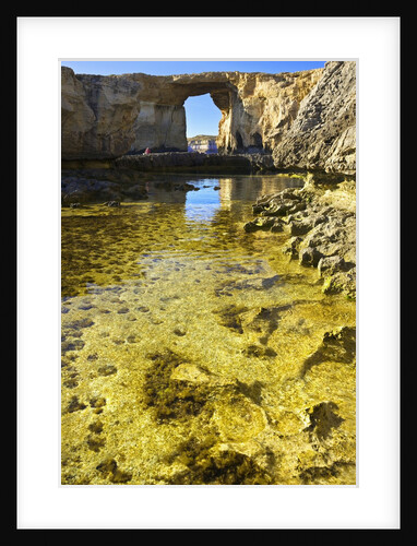 View of Azure Window stone arch, Dwejra, Gozo, Malta by Anonymous