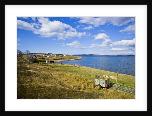 Small village by lake shore,Poolewe, Scotland, United Kingdom by Anonymous