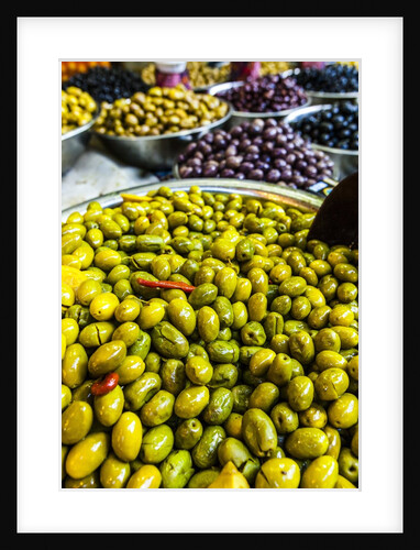 Variety of Olives in Carmel Market by Anonymous