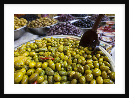 Variety of Olives in Carmel Market by Anonymous