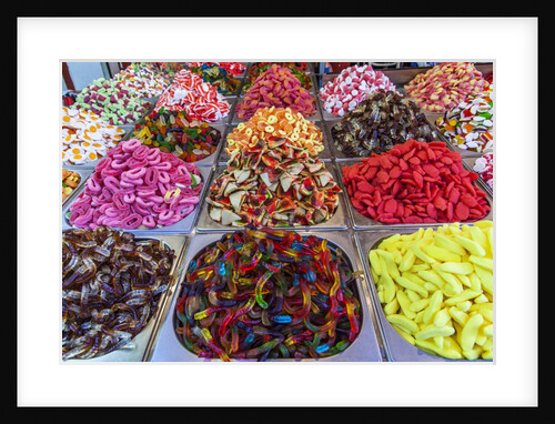 Assorted candies in Carmel Market by Anonymous