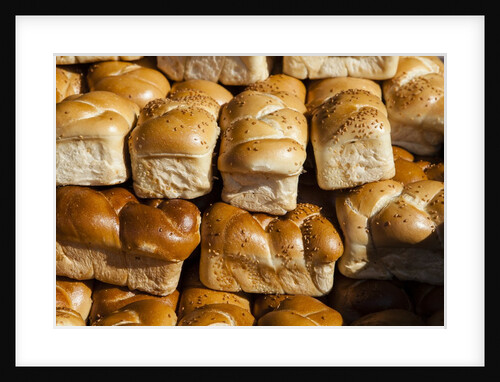 Fresh baked bread in Tel Aviv's Carmel Market by Anonymous