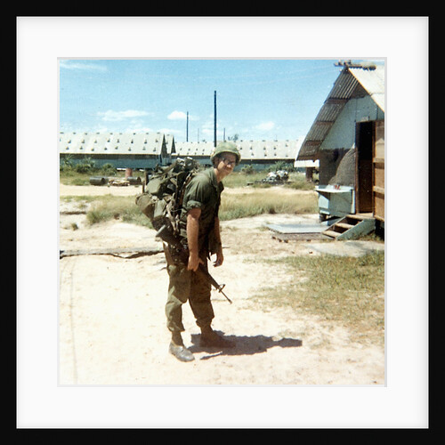 Snapshot of an Army soldier in Vietnam, ca. 1970 by Anonymous