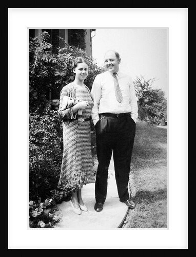 Young married couple together 1939 by Anonymous