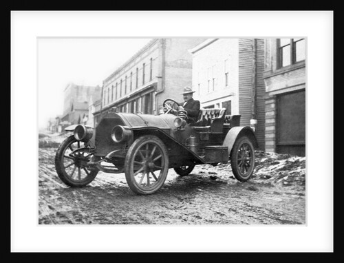 A flooded street in Pueblo, Colorado, ca. 1921 by Anonymous
