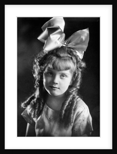 Young girl portrait, ca. 1908 by Anonymous