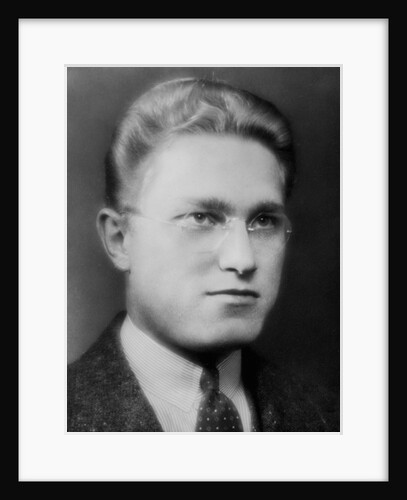 Portrait of grad student at Harvard, ca. 1938 by Anonymous
