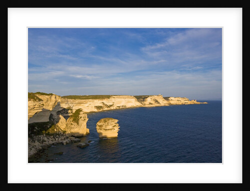 Coast near town, Boniface, Corsica, France by Anonymous