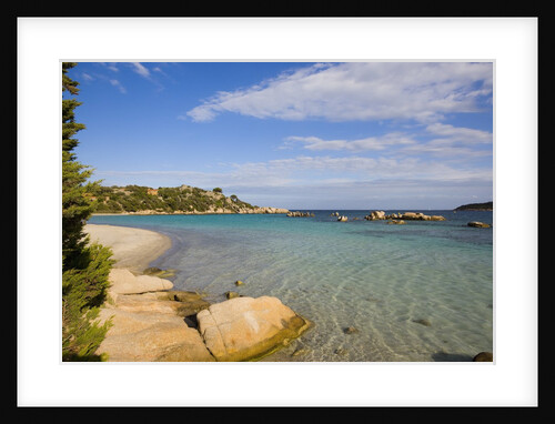 Beach near Porto Novo gulf, Corsica, France by Anonymous