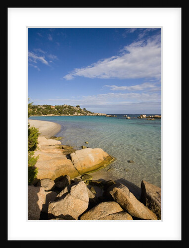 Beach near Porto Novo gulf, Corsica, France by Anonymous