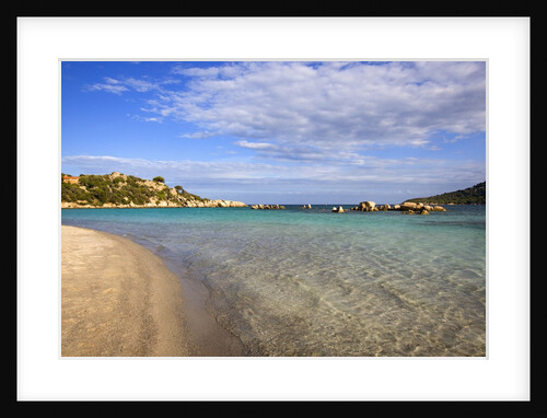 Beach near Porto Novo gulf, Corsica, France by Anonymous