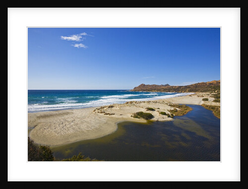 View near Ostriconi beach, Corsica, France by Anonymous