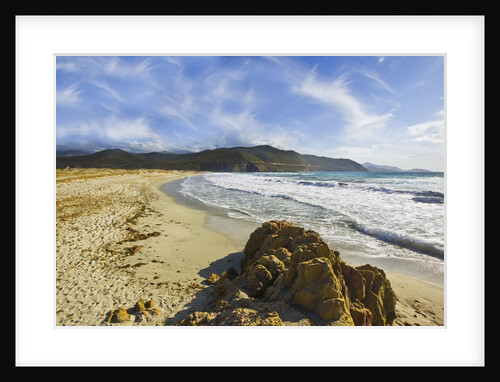 View near Ostriconi beach, Corsica, France by Anonymous