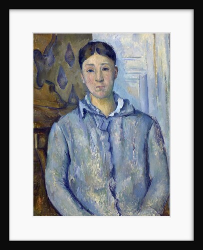 Madame Cezanne in Blue by Paul Cezanne