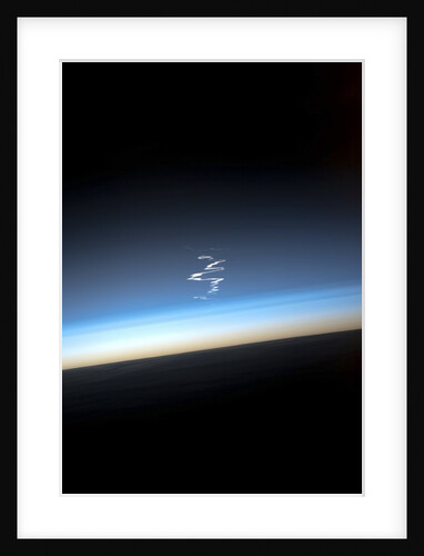 Rocket Trail from Soyuz TMA-06M Spacecraft by Anonymous