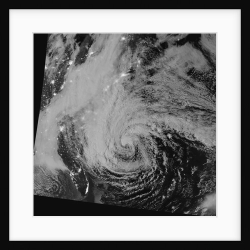 Overnight View of Hurricane Sandy by Anonymous