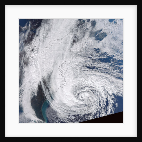 Hurricane Sandy off the US East Coast by Anonymous