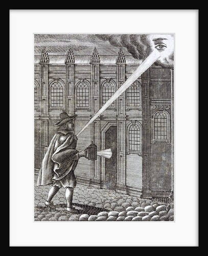 The eye of God looks down on Guy Fawkes - Gunpowder Plotter by Anonymous