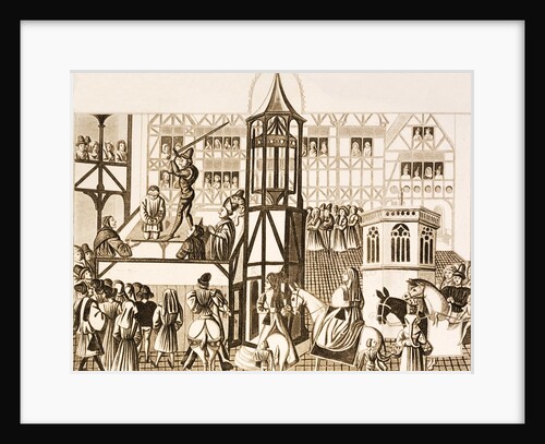 The execution of Aymerigot Marcel at Paris by Anonymous