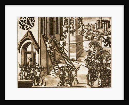 Rasse of Harselles and John of Lannoys with 6000 men of Ghent slain at Meule a village in Flanders by Anonymous