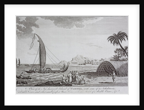 A view of the newly discovered island of Ulietia by Anonymous