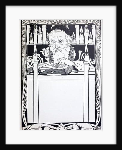 Illustration from Songs of the Ghetto. Ephraim Moses Lilien (1874â€“1925) by Anonymous