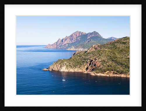 Rocky coast along the Gulf of Porto by Anonymous