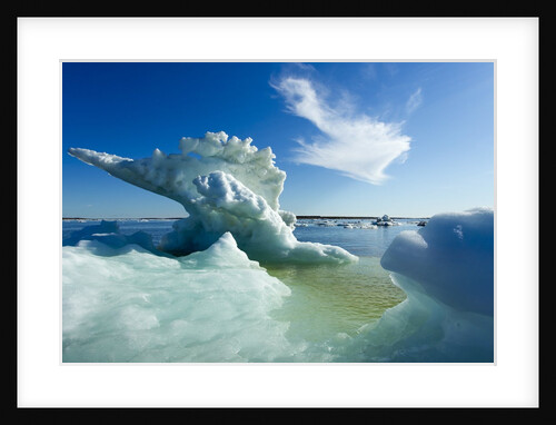 Sea Ice, Hudson Bay, Canada by Anonymous