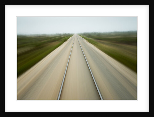 Railroad Tracks, Churchill, Manitoba, Canada by Anonymous
