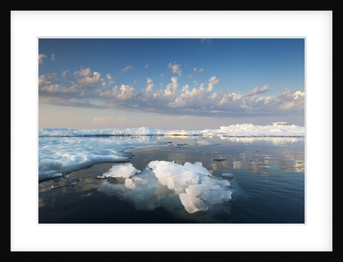 Melting Sea Ice at Sunset, Hudson Bay, Canada by Anonymous