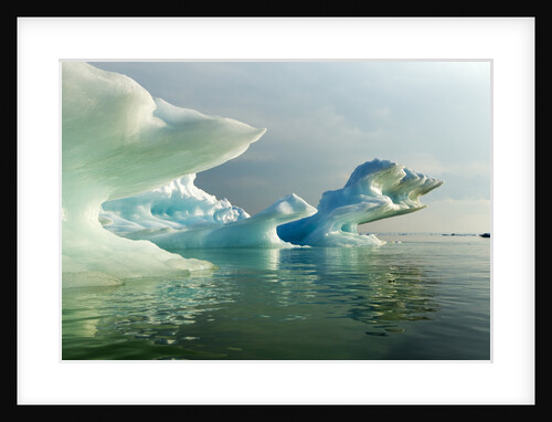 Melting Icebergs, Hudson Bay, Canada by Anonymous