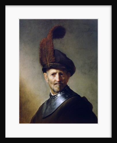 An Old Man in Military Costume by Rembrandt van Rijn
