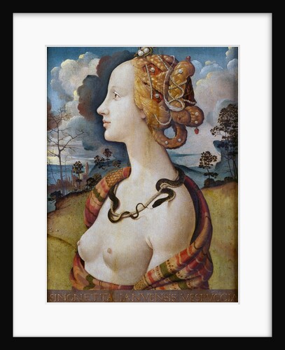 Portrait of Simonetta Vespucci by Piero di Cosimo