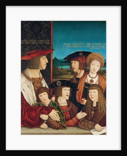 Emperor Maximilian I with His Family by Bernhard Strigel