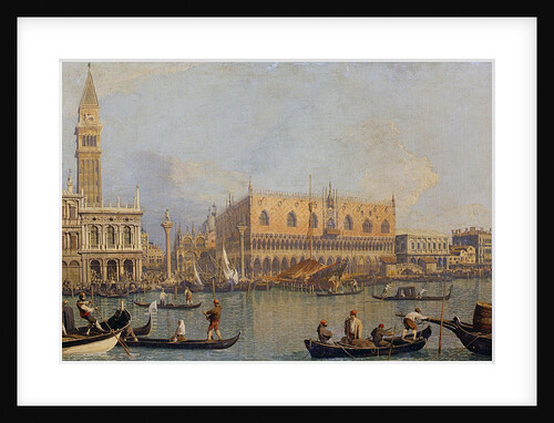 View of the Ducal Palace in Venice by Canaletto