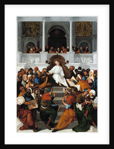 The Twelve-Year-Old Jesus Teaching in the Temple by Ludovico Mazzolino