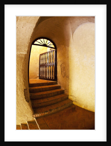 Stairway to the upper level by Anonymous